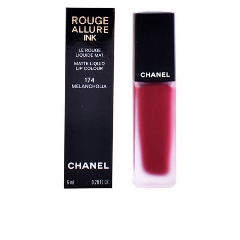 chanel rouge allure ink 174 melancholia|chanel rouge ink review.